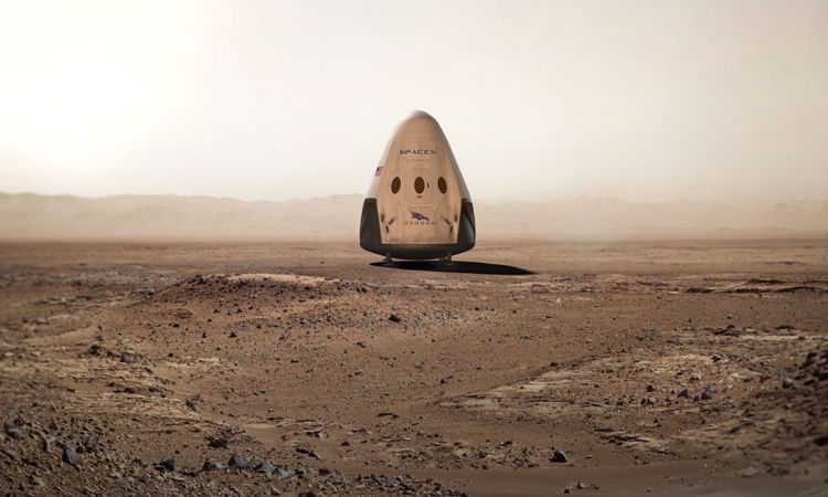SpaceX ingin daratkan pesawat di mars