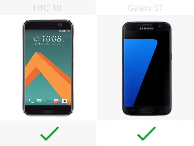 HTC 10 vs Samsung Galaxy S7