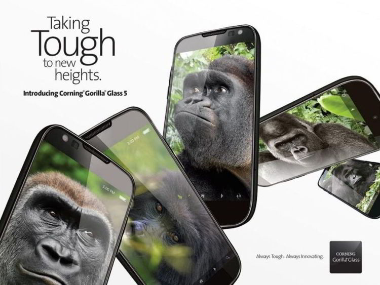 Corning Luncurkan Gorilla Glass 5