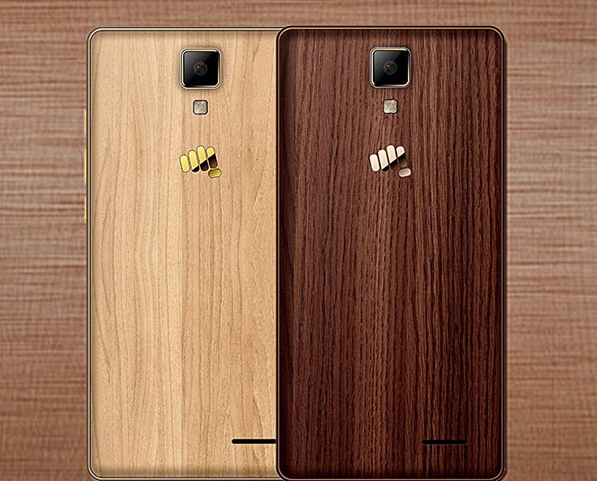 Micromax Perkenalkan Edisi Khusus Canvas 5 Lite Bermaterial Kayu