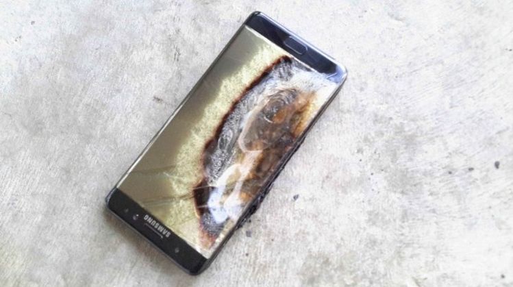 Galaxy Note 7 Terbakar