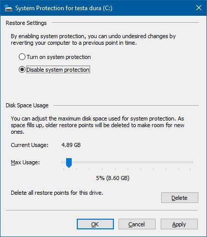 Cara Konfigurasi System Restore Windows
