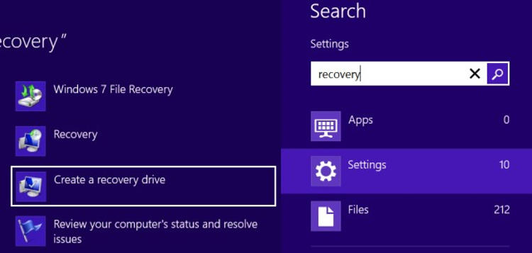 Cara Membuat Recovery Disk di Windows 8