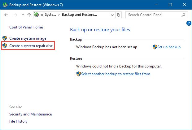 Pengertian System Repair Disc dan Cara Membuatnya di Windows