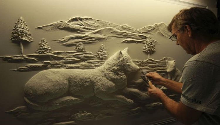 Drywall Art Sculpture, Seni Mengukir Patung di Dinding Rumah