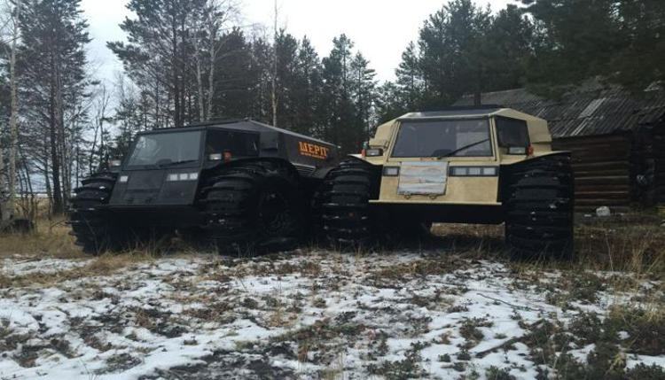 SHERP ATV, Truk Super Tangguh Buatan Rusia