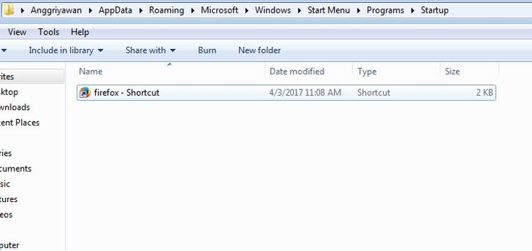 Cara Menambahkan Program, File atau Folder ke System Startup Windows