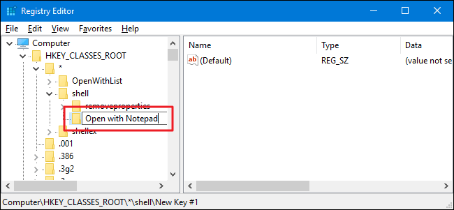 Cara Menambahkan Open with Notepad di Windows Context Menu