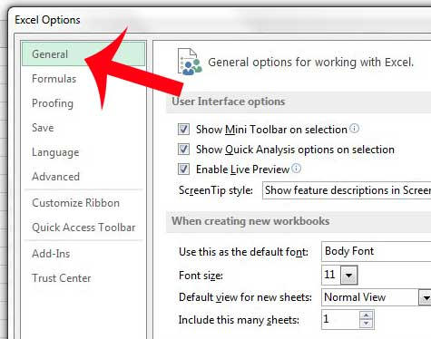 Cara Ubah Font Default di Microsoft Excel 2013