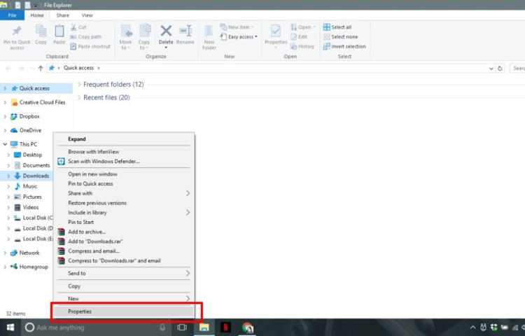Cara Ubah Lokasi Penyimpanan Default File Download Di Windows 10 A