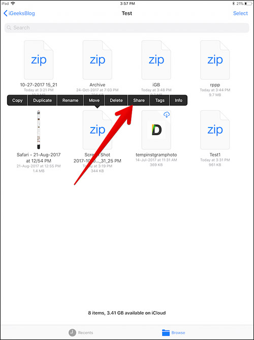 Cara Zip Dan Unzip File Di Iphone Dan Ipad 10