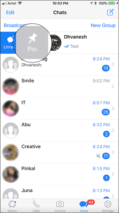 Fungsi Pin Di Whatsapp Dan Cara Menggunakannya 2