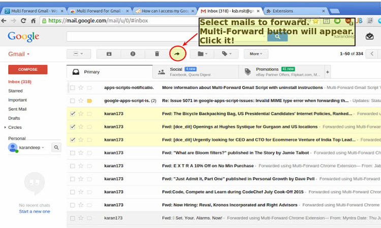 Cara Forward Multiple Email Di Gmail