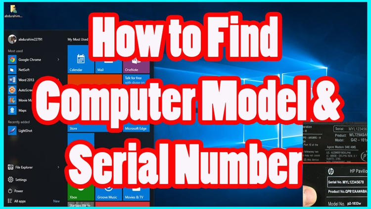 Cara Mudah Memeriksa Model Dan Serial Number Komputer