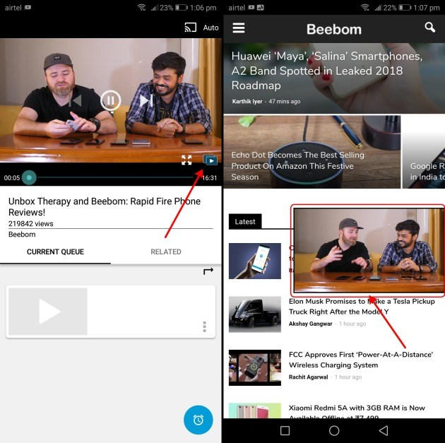4 Cara Nonton Video Youtube Dalam Modus Pip Di Android B