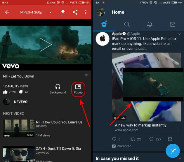 4 Cara Nonton Video Youtube Dalam Modus Pip Di Android H