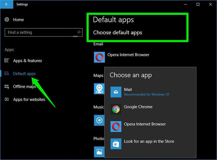Atur Default Apps Untuk Aplikasi Baru Di Windows 10