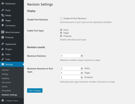 Cara Batasi Atau Nonaktifkan Post Revisions Di WordPress 5