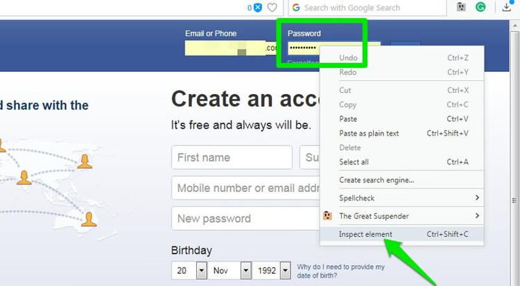 Cara Melihat Password Dibalik Simbol Asterisks Di Browser 1