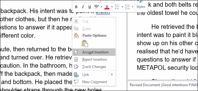 Cara Menggunakan Fitur Compare Microsoft Word 6