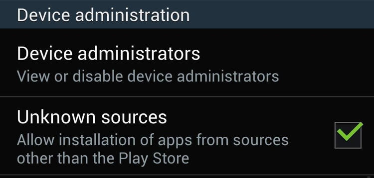 Cara Aktifkan Opsi Unknown Sources Di Android 3