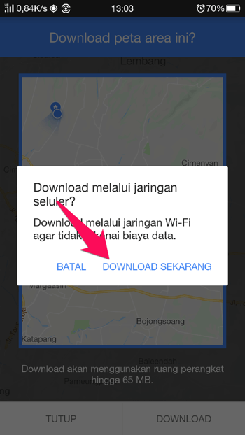 Cara Download Peta Offline Di Google Maps Android 5