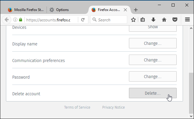 Cara Hapus Akun Firefox 3