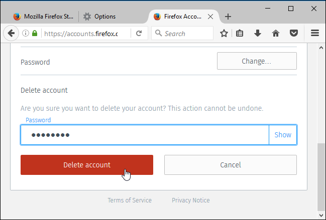 Cara Hapus Akun Firefox 4