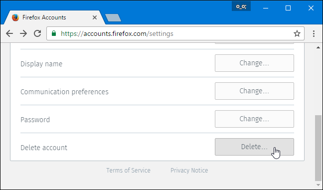 Cara Hapus Akun Firefox 6