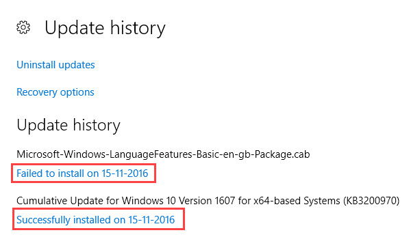 Cara Melihat Histori Update Di Windows 10 E