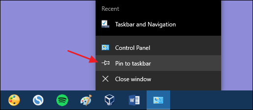 Cara Pin Control Panel Ke Taskbar Windows B