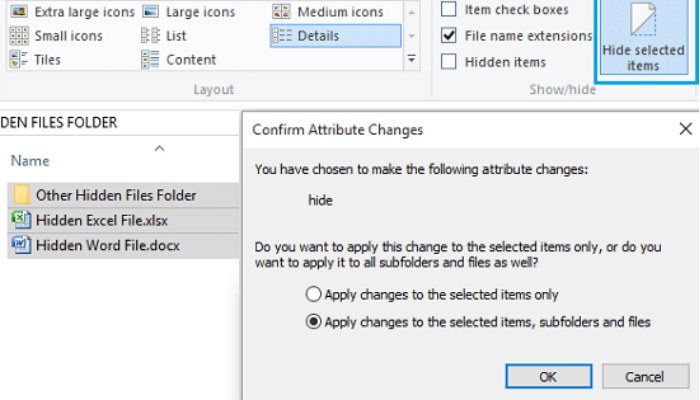 Cara Sembunyikan File Dan Folder Di Windows 10 B