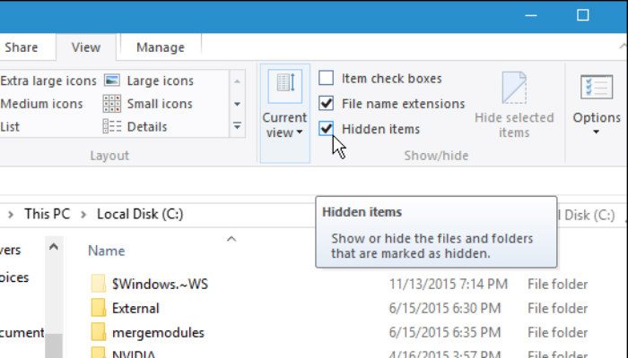 Cara Sembunyikan File Dan Folder Di Windows 10 C