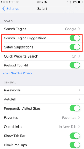 Cara Nonaktifkan Search Suggestion Di Semua Browser 4