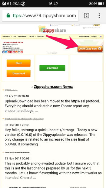 Cara Download File Di Zippyshare 4