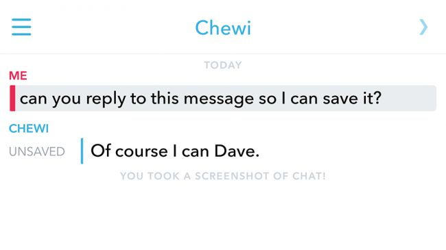 Cara Menghapus Pesan Di Snapchat 1