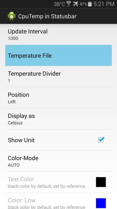 Cara Tampilkan Temperatur Cpu Di Status Bar Android M