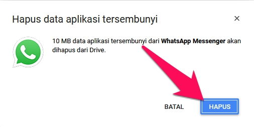 Cara Hapus File Backup Whatsapp Di Google Drive R4
