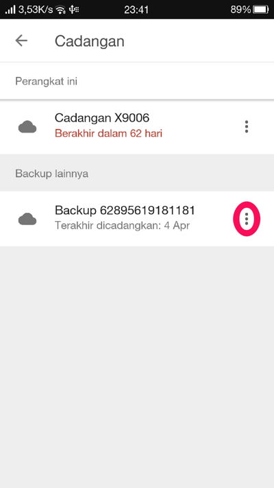 Cara Hapus File Backup Whatsapp Di Google Drive R7