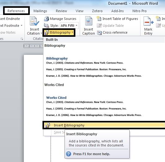 Cara Membuat Daftar Pustaka Di Microsoft Office Word 2010 8