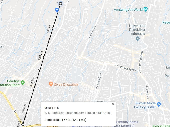 Cara Menemukan Jarak Terdekat Antara Dua Titik Di Google Maps R2
