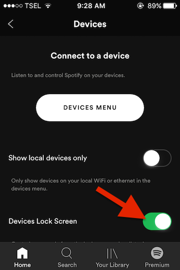 Cara Mengontrol Spotify Pada Perangkat Lain Dari Lock Screen Untuk Iphone 4