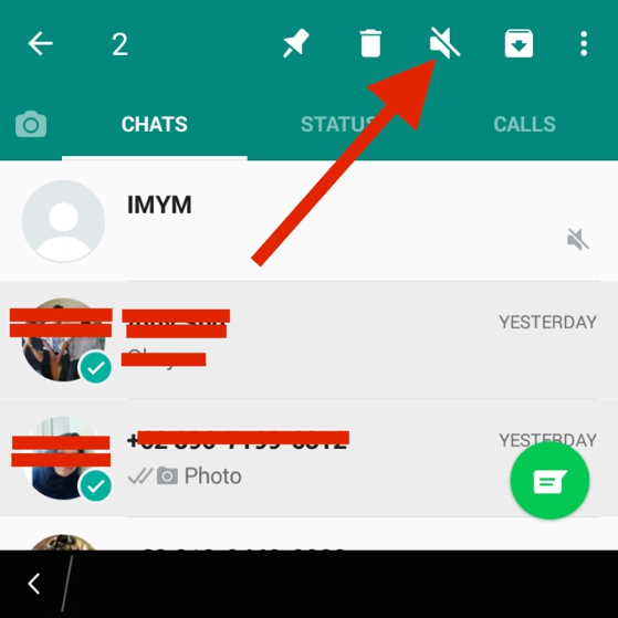 Cara Mute Obrolan Whatsapp Di Android 11