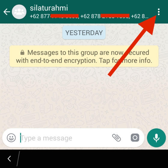 Cara Mute Obrolan Whatsapp Di Android 7