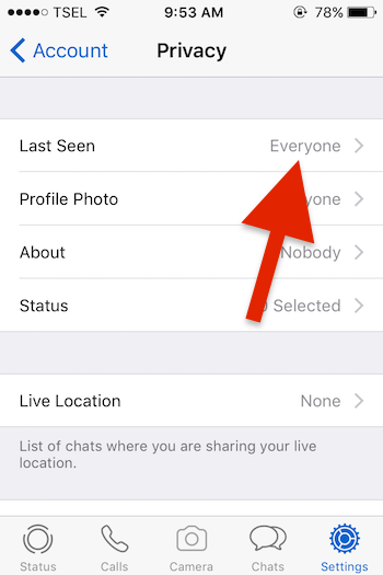 Cara Nonaktifkan Fitur Last Seen Di Whatsapp Untuk Iphone 3