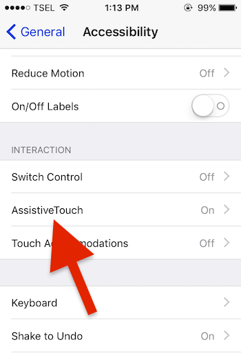 Cara Reset Menu Assistive Touch Di Iphone 1