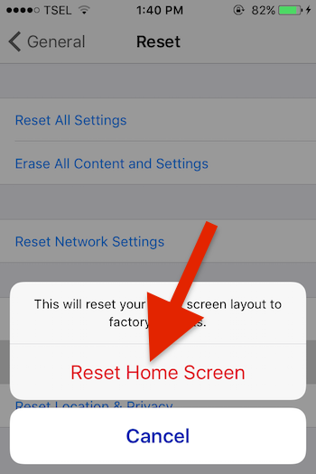 Cara Reset Ulang Posisi Ikon Di Home Screen Iphone 3