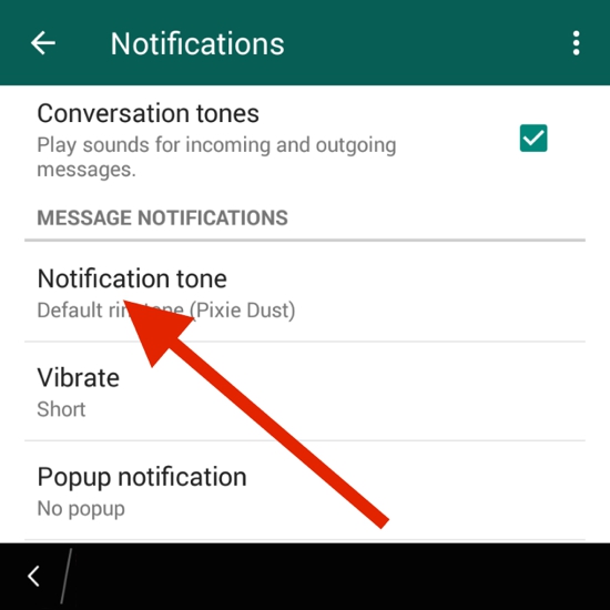Cara Kustomisasi Suara Notifikasi Dan Nada Dering Di Whatsapp 14