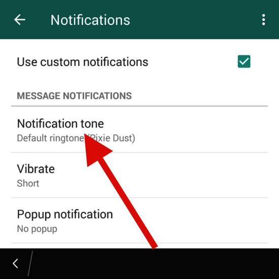 Cara Kustomisasi Suara Notifikasi Dan Nada Dering Di Whatsapp 5