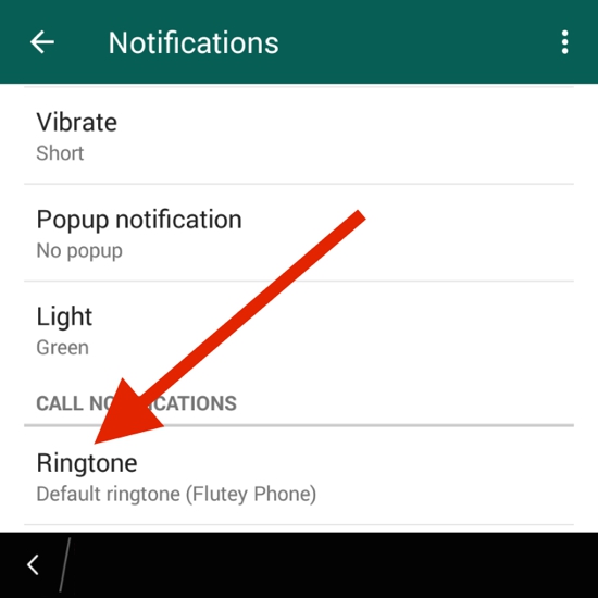 Cara Kustomisasi Suara Notifikasi Dan Nada Dering Di Whatsapp 7